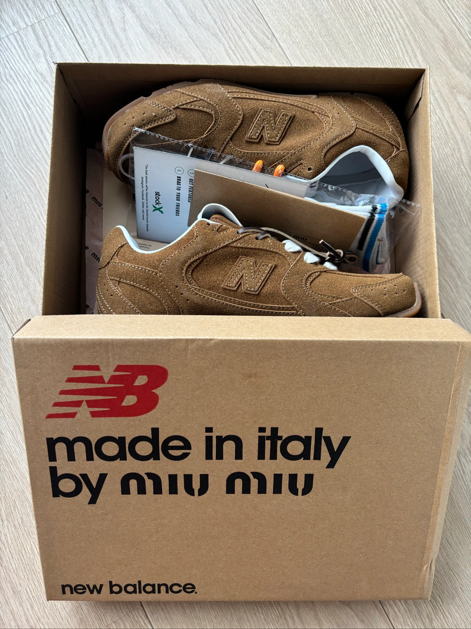 Chaussures en cuir marron avec lacets originaux – photo 2